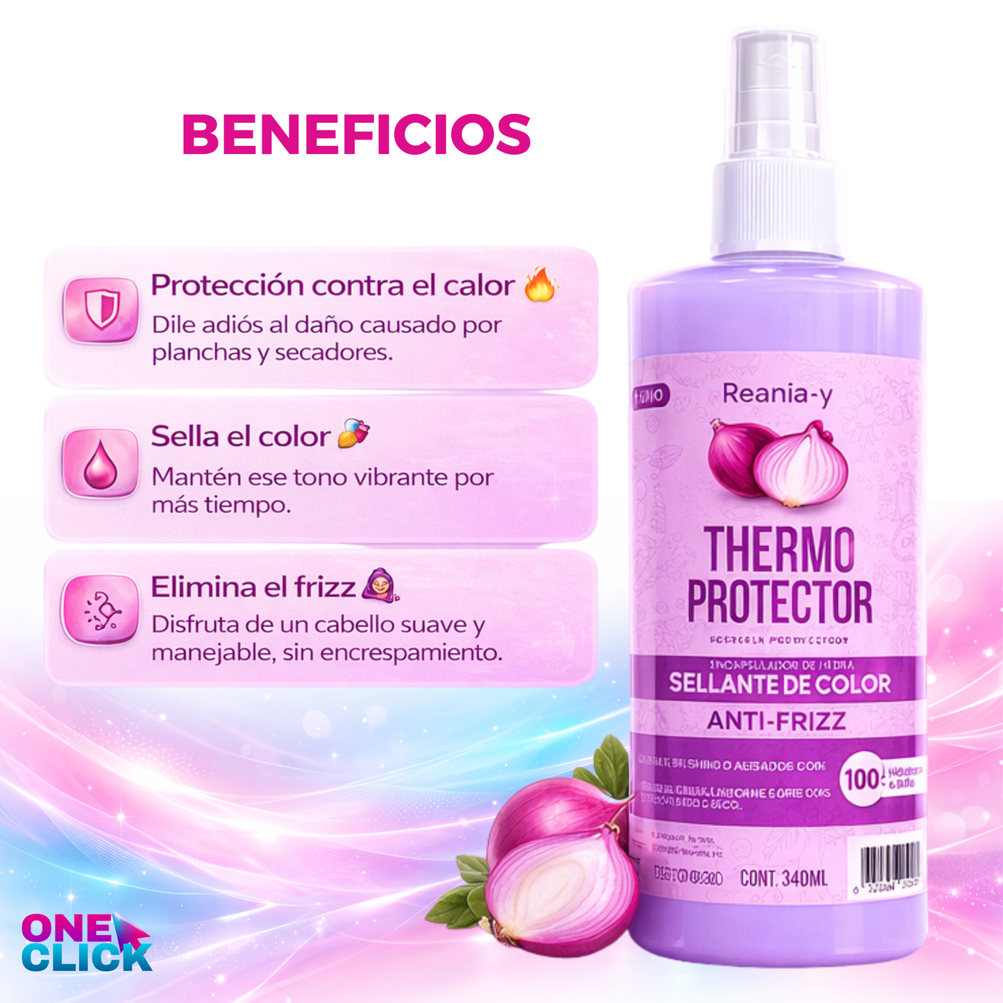 THERMO PROTECTOR CAPILAR CEBOLLA